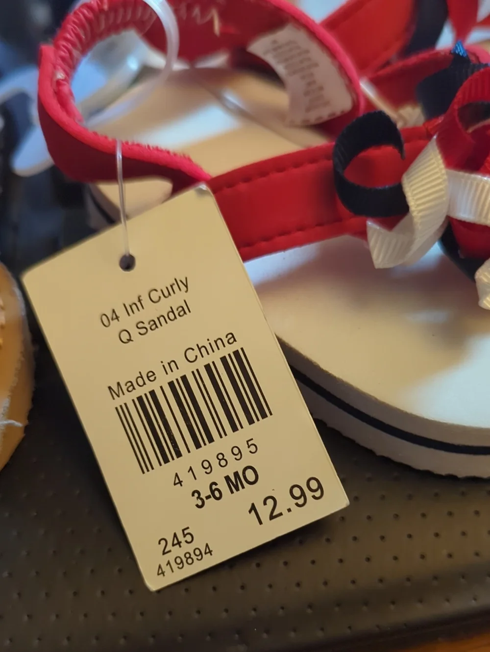 Nwt Infant Girls Lot Of Cute Sandals Sz 3-6mos Retails 12.99 Each